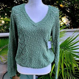 NWT O’Neill V-Neck Sweater Size Small